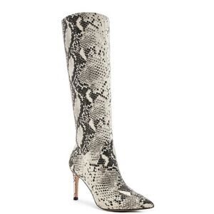 Steve Madden Snake Print Stiletto heel Boots